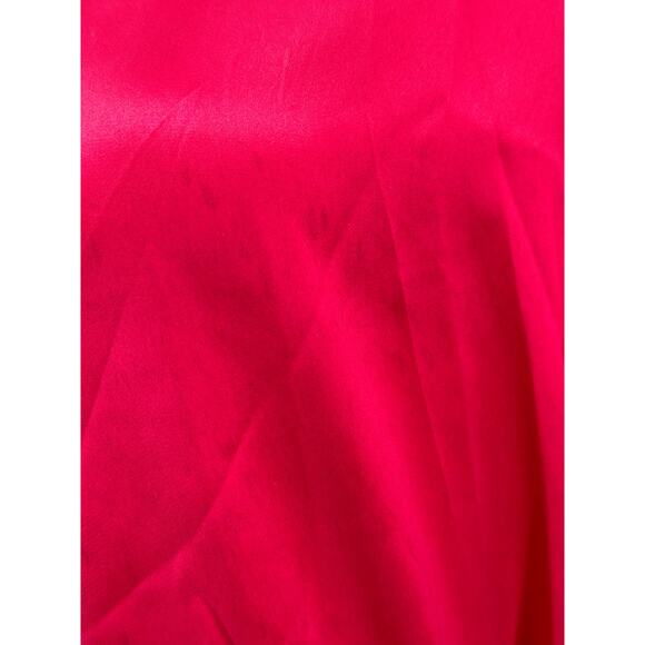 Vintage Victorias Secret Robe Women Small Petite Red 100% Silk Coquette Romantic - Picture 3 of 14